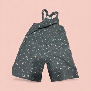 Zara Kids Floral Jumpsuit - Dark Gray